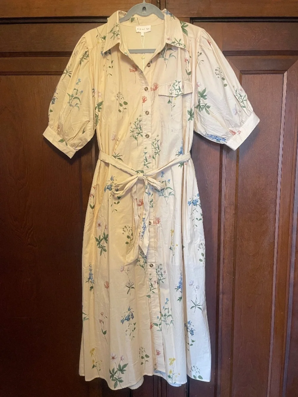 Enthro Dress with Tie, New With Tag